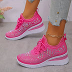 Romee | Orthopedic Sneakers with Sparkling Rhinestones